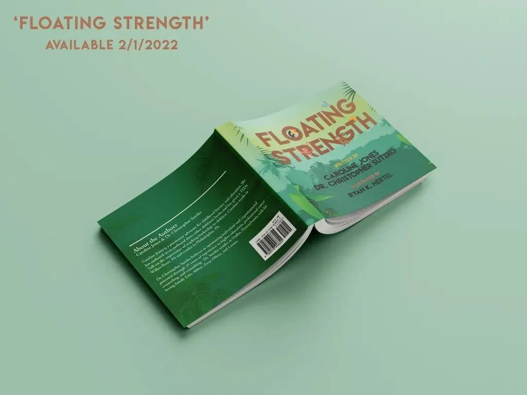 Floating Strength spread mockup