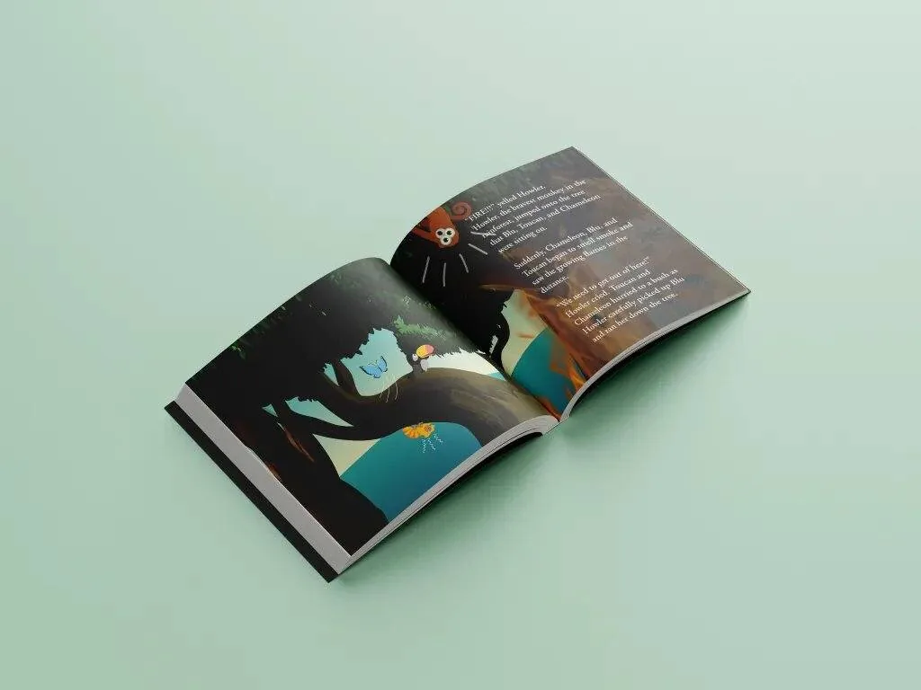 Floating Strength mockup display